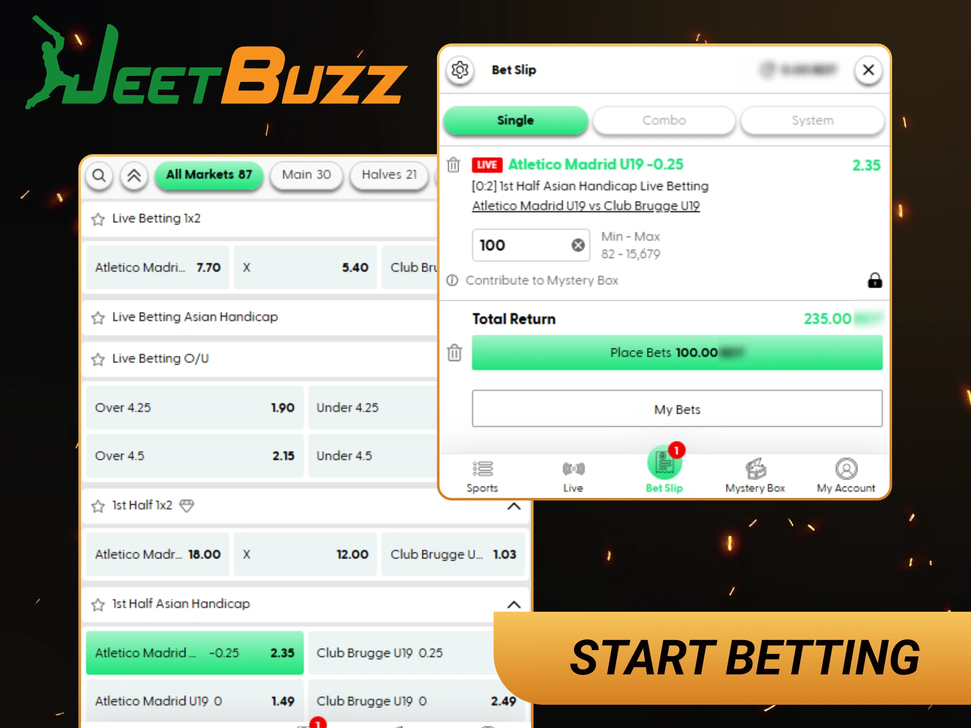 Bet on sports and win big at JeetBuzz app.