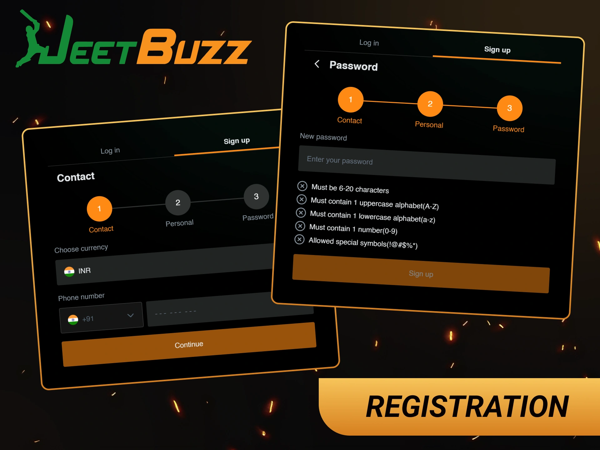 Complete your JeetBuzz registration to start playing and winning today.