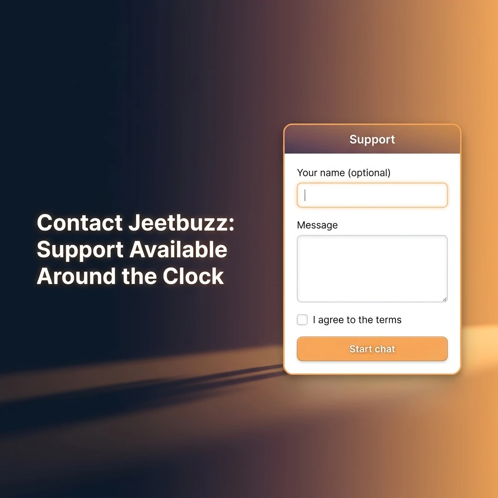Jeetbuzz 24/7 customer support options for Indian players including live chat, email, Telegram, and social media