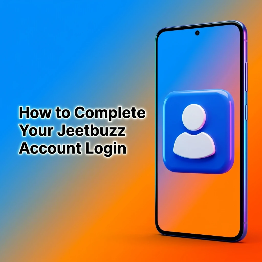 Jeetbuzz account login page showing sign-in form with fields for mobile number, email, password, and OTP verification
