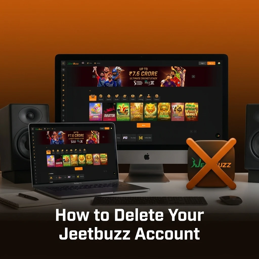 Person submitting Jeetbuzz account deletion request via settings or customer support for permanent closure
